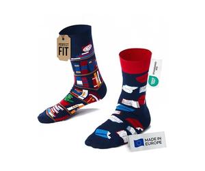 Many Mornings THE BOOK STORY, Chaussettes dépareillées Mixte, Multi-color, 39-42