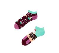 Many Mornings The Cupcake Low Chaussettes dépareillées, Multi-Color, 43-46 Mixte