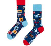Many Mornings The Traveler Chaussettes dépareillées Mixte
