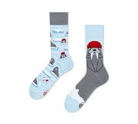 Many Mornings - The Walrus - Chaussettes mismatsched - Mixte - Walross - Multicolore - 43-46