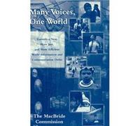 Many Voices One World by The MacBride Commission Sean MacBride (Auteur)