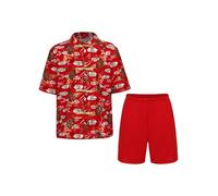 Manyakai Broderie Dragon Robe Tang Garçon Kung Fu Chinois Traditionnel Vêtements D'arts Martiaux Tang Vêtements De Performance Jeu De Rôle Rouge F 5-6 ans