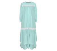 Manyakai Enfants Filles Vêtements Musulmans Robe À Manches Longues Islamique Abaya Musulman Eid 6-16 Ans Vert 7-8 ans