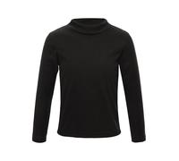 Manyakai Pull Col Roulé Enfant Fille Garçon Haut Thermique sous-Pull à Col Roulé Hiver 2-12 Ans Noir 3-4 Ans