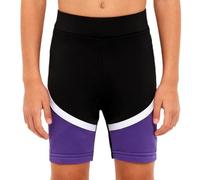 Manyakai Short Athlétique pour Enfants Doublé De Laine De Mouton pour Gymnastique Et Tumbling Short Danse Garçons Gymnastique Ballet Violet 7-8 Ans