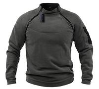 MANYMANY Hommes Polaire Tactique armée Pull Veste Hommes Hiver Combat Haut Coupe-Vent extérieur Blouse Militaire Polaire Pull XL