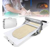 MANYOUYOU Machine à Laminer La Pâte Pliable, Laminoir à épaisseur Réglable（ 0 à 25 Mm）, avec Plaque De Laminage, Machine à Laminer La Pâte Manuelle, pour Pizzas, Croissants 60×30cm