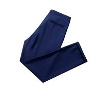 MANYUBEI Pantalon Formel Grande Taille pour Hommes, Pantalon Coupe Confortable Léger Intelligent Vêtements De Travail pour Le Bureau La Maison Tenue Décontractée,8XL, Blue