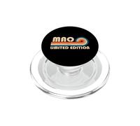 Mao Retro 70s 80s Sunset Stripe PopSockets PopGrip pour MagSafe