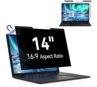 Mao Yeye Filtre de confidentialité magnétique pour ordinateur portable 14" - Rapport d'aspect 16:9 - Film de protection amovible de 14" pour Lenovo HP Dell Acer Asus Thinkpad Envy Xps