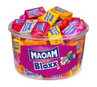Maoam Bloxx 50 Bonbons Acidulés Hart Caramel 6 Variétés 1100g