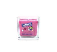 Maoam Bougie parfumée dans un verre - Framboise ensoleillée - Cire de qualité supérieure et longue durée de combustion - Idée cadeau pour petite amie, famille (200 g)