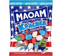 Maoam Kracher USA Edition Bonbons à mâcher fourrés à la poudre effervescente 200g