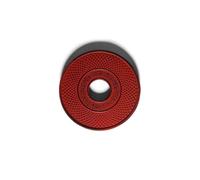 MAOCI Arare Dessous de plat rond en fonte pour théières en fonte Rouge 13 cm