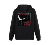 Maodisen Exciter Heavy Metal Maniac Hoody Unisex Ptinted Hoodies Long Sleeve Men's Hooded with Pocket Black XXXL