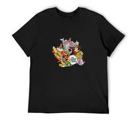 Maodisen Men's The Banana Splits T Shirt Black XL
