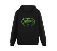 Maodisen Obituary Band Logo Mens Hoodie Funny Hoody Hoody Unisex Ptinted Hoodies Long Sleeve Men's Hooded with Pocket Black XL