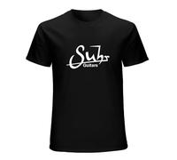 Maodisen Suhr Guitars Music Logo Mens T Shirt Short-Sleeved T-Shirts Black M