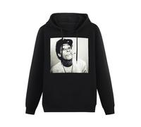 Maodisen Wiz Khalifa Hoody Unisex Ptinted Hoodies Long Sleeve Men's Hooded with Pocket Black XL