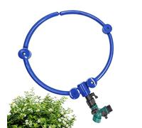 Maodom Anneau d'arrosage à libération Lente, arroseur Circulaire et système d'irrigation | Arroseur réglable à 360 degrés pour arroser Les parterres de Jardin, arbustes, d'extérieur
