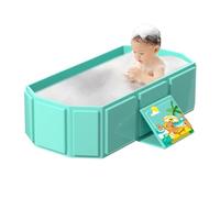 Maodom Baignoire pliable pour - Baignoire portable pliable | Seau antidérapant et inclinable pour le nettoyage du corps pour voyage, chambre d'enfant, salle de bain, arrière-cour, garçons et
