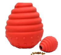 Maodom Balle à friandises pour chien | Balle interactive pour chien - Balle en caoutchouc distributrice de friandises pour chien, balle interactive pour nourriture pour chiens, balle d'alimentation
