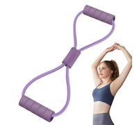 Maodom Bandes de résistance en forme de 8 avec poignées, bandes de résistance pour le dos | Équipement élastique antidérapant pour entraînement physique, gym, bureau, pilates, sport, voyage