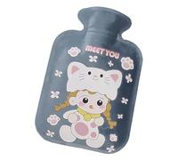 Maodom Chauffe-mains en peluche rempli d'eau - Poche d'eau chaude d'hiver 500 ml, grande capacité pour les mains et la taille