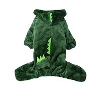 Maodom Costume d'animal de Compagnie d'halloween,Ensemble de déguisement Dinosaure pour Chats et Petits/Moyens Chiens | Tigre, Fournitures de fête d'halloween, Costumes de Cosplay de Chat pour Petits