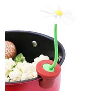 Maodom Élévateur de couvercle de casserole, anti-ébullition des fleurs | Aide de cuisine résistante à la chaleur avec design rotatif pour ragoûts, soupes et utilisation en intérieur