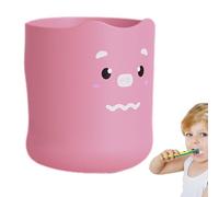 Maodom Gobelet à Brosse à Dents pour avec poignée, gobelets pour rince-Bouche pour | Brosse à Dents électrique et Porte-Dentifrice de Dessin animé de 300 ML | Gobelet de Brosse à Dents incassable,