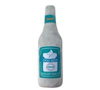 Maodom Jouets couineurs en peluche pour chien - Jouet à mâcher en peluche pour bouteille de bière, jouet interactif pour chien qui fait ses dents pour les chiens agressifs