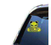 Maodom Keep Distance - Autocollants réfléchissants puissants pour voiture - Motif panda créatif - Qualité diamant - Visibilité nocturne haute intensité - sécurité étanche pour voiture