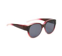 Maodom Lunettes de soleil polarisées - Protection UV - Légères - Pour conducteur de golf, cyclistes en plein air, plage, voyage, randonnée, course à pied, Pièces dégradées rouges et grises, Refer to