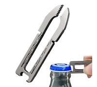 Maodom Pince à épiler pour femme, pince à épiler de camping en de titane avec fonction décapsuleur | Gadget portable conçu pour homme et femme pour l'extérieur, les voyages, la maison