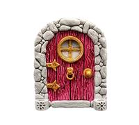 Maodom Porte Elfe | Jardin Fée Extérieur,Porte Fée pour Arbre Jardin Fée Extérieur, Motifs Simples Sculptés Elfe Porte Créer Conte Fées MonYard Art