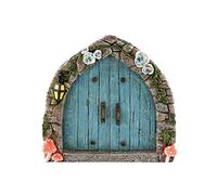 Maodom Porte Elfe - Jardin Fée Extérieur,Porte Miniature pour Gnomes House Vivid and Delicate, Hollow Design Fairy Doors for Trees Outdoor Fairy Garden Accessories Outdoor