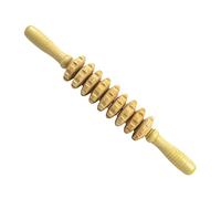Rouleau Musculaire Fascia - Masseur Manuel Bois Handheld Roller Trigger Point Massager Stick | Fascia Roller pour la Cellulite et Les Muscles endoloris, Cadeaux pour Les la Famille, Les