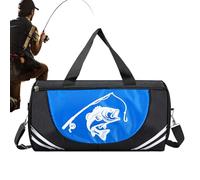 Maodom Sac à dos étanche pour matériel de pêche - Grande capacité - Pour plage, lac, eau salée, eau douce, kayak, bateau, camping, randonnée, voyage, sport, bleu, Refer to description, Unisexe