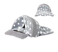 Maodom Sac de couchage d'hiver pour chat - Lit confortable en forme d'arche pour chat terrier - Tente antidérapante et lavable - Lit pour chat fermé pour l'intérieur