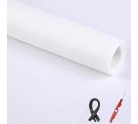 MAODUZI Maille Moustiquaire 3x6m, Garde Manger Découpable Indéchirable Moustiquaire Ajustable pour porte et Fenetre.- Blanc A