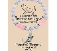MAOFAED Bracelet Dragon barbu avec inscription « Once Upon A Time There Was A Girl Who Really Loved », 8 5 inch, Métal, Alliage.