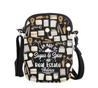 MAOFAED Sac à bandoulière pour agent immobilier, cadeau pour agent immobilier, sac à bandoulière pour agent de marketing d'investissement (realEstateAdviceUK)