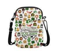 MAOFAED - Sac à bandoulière pour chef de troupe, cadeau d'aventure, citation inspirante, cadeau pour équipe de filles (kindUK fort)