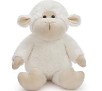 MaoGoLan Peluche Mouton 50cm avec Grande Bouche - Grand Doudou Câlin pour Décoration et Cadeau, Anniversaire Noël pour Enfants