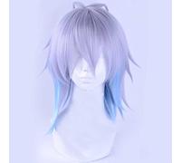 MAOMA Perruque Cosplay Anime,Amnesia IKKI Perruque,Gradient Short Perruque,avec Filet de Cheveux Gratuit,pour Fête Carnaval Halloween Perruques