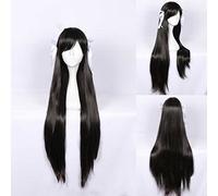 MAOMA Perruque Cosplay Anime，Azur Lane Atago Perruque，Black Long Perruque，avec Filet de Cheveux Gratuit，pour Fête Carnaval Halloween Perruques(Size:Style 1)