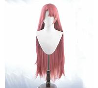 MAOMA Perruque Cosplay Anime，Azur Lane Duke of York Perruque，Dark Pink Long Straight Perruque，avec Filet de Cheveux Gratuit，pour Fête Carnaval Halloween Perruques