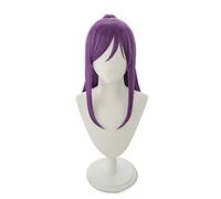 MAOMA Perruque Cosplay Anime,Bang Dream Kaoru Seta Perruque,Purple Long Straight Perruque,avec Filet de Cheveux Gratuit,pour Fête Carnaval Halloween Perruques