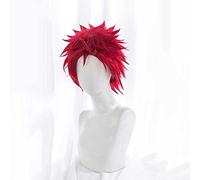 MAOMA Perruque Cosplay Anime，Division Rap Battle Kuko Harai Perruque，Red Short Perruque，avec Filet de Cheveux Gratuit，pour Fête Carnaval Halloween Perruques